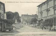 38 Isere CPA FRANCE 38 " Roussillon, Montée du Château et monument aux morts"