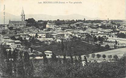 CPA FRANCE 38 " Roussillon, Vue générale "