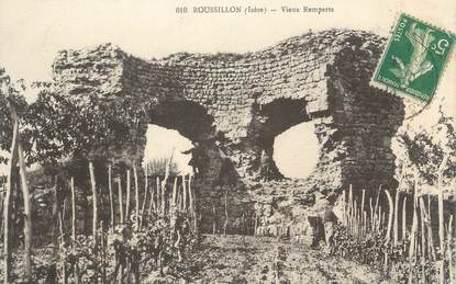 CPA FRANCE 38 " Roussillon, Vieux remparts"