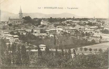 CPA FRANCE 38 " Roussillon, Vue générale"