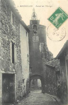 CPA FRANCE 38 " Roussillon, Le Portail de l'Horloge"