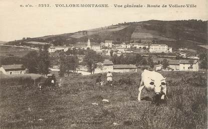 CPA FRANCE 63 " Vollore Montagne, Vue générale"