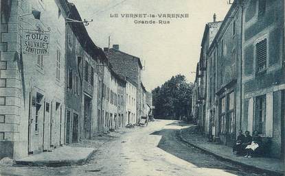 CPA FRANCE 63 " Le Vernet - La - Varenne, Grande rue"