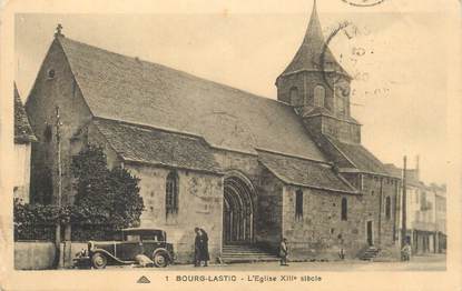 CPA FRANCE 63 " Bourg Lastic, L'église"