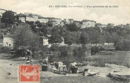 CPA FRANCE 63 " Arlanc, Vue générale de la ville"