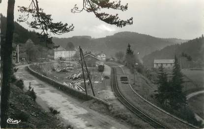 CPSM FRANCE 63 "St Sauveur la Sagne, La gare"