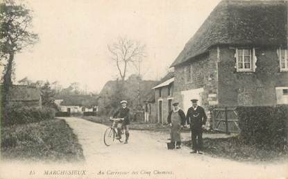 CPA FRANCE 50 "Marchesieux, au Carrefour des cinq Chemins"