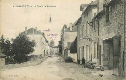 CPA FRANCE 87 " Eymoutiers, Route de Limoges"