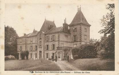 CPA FRANCE 87 " Environs de la Crouzille, Le Château des Cloux"