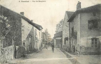 CPA FRANCE 87 " Nantiat, Rue de Montplaisir"