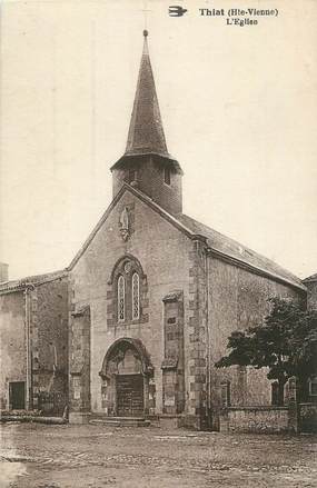 CPA FRANCE 87 "Thiat, L'église"