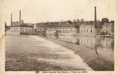 CPA FRANCE 87 "St Junien, Usine des Selles"