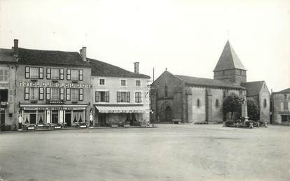 CPSM FRANCE 87 "Bussière Poitevine, Place Adrien Girette"