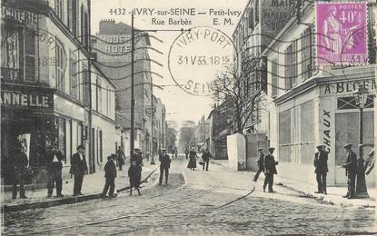 CPA FRANCE 94 "Ivry sur Seine, Rue Barbès"