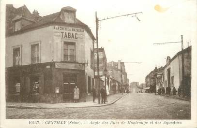 CPA FRANCE 94 "Gentilly, Angle des Rues de Montrouge et des Aqueducs"