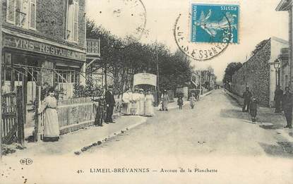 CPA FRANCE 94 "Limeil Brévannes, Avenue de la Planchette"