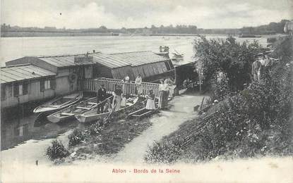 CPA FRANCE 94 "Ablon, Bords de la Seine"