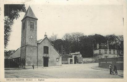 CPA FRANCE 94 " Bry sur Marne, L'église"