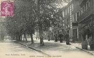 12 Aveyron CPA FRANCE 12 "Aubun, Place Jean Jaurès"