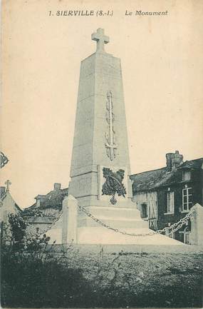 CPA FRANCE 76 " Sierville, Le monument aux morts"