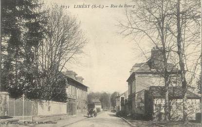 CPA FRANCE 76 "Limésy, Rue du Bourg"