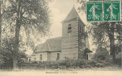 CPA FRANCE 76 "Montérolier, L"église "