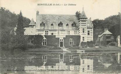 CPA FRANCE 76 "Mirville, Le château"