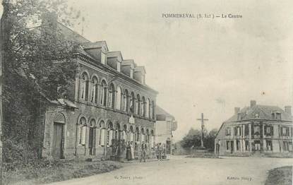 CPA FRANCE 76 "Pommeréval, Le centre"