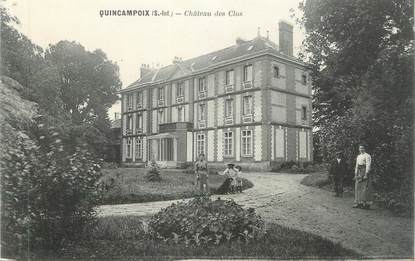 CPA FRANCE 76 "Quincampoix, Château des Clos"