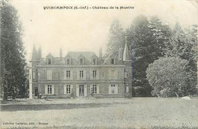 CPA FRANCE 76 "Quincampoix, Château de la Muette"