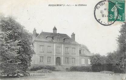 CPA FRANCE 76 "Rocquemont, Le château"