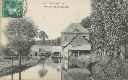 CPA FRANCE 76 "Robertot, Moulin sur la Durdent"