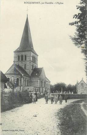 CPA FRANCE 76 "Rocquefort, L'église"