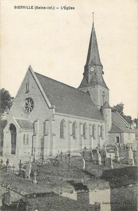 CPA FRANCE 76 "Sierville, L'église"