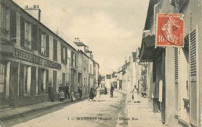 CPA FRANCE 94 "Mandres, Grande rue"