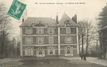 CPA FRANCE 95 " Aincourt, Le Château de M. Hénard"