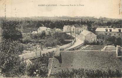 CPA FRANCE 95 " Boissy l'Aillerie, Panorama Rue de la Poste"