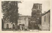 85 Vendee CPA FRANCE 85 "Benet, L'église vue de la route de Coulon"