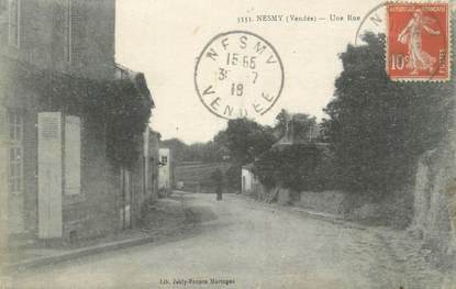 CPA FRANCE 85 "Nesmy, Une rue"