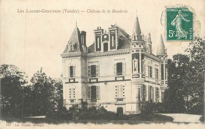 CPA FRANCE 85 "Les Landes Genusson, Le Château de la Boucherie"