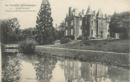 CPA FRANCE 85 "Sigournais, Château de M. Blanpain de St Mars"
