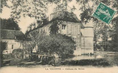 CPA FRANCE 89 "La Villotte, Chateau du Breau"