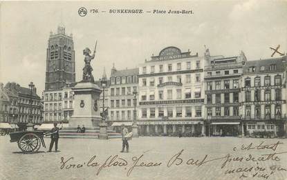 CPA FRANCE 59 "Dunkerque, Place Jean Bart 