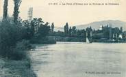 01 Ain CPA FRANCE 01 "Evieu, le Pont d'Evieu sur le Rhône et le chateau"