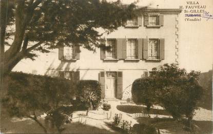 CPA FRANCE 85 " St Gilles, Villa H. Fauveau"