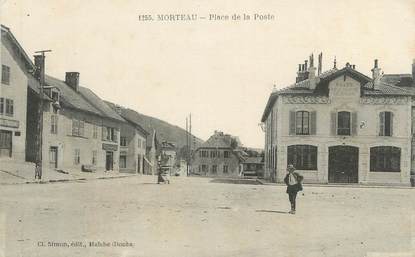 CPA FRANCE 25 " Morteau, Place de la Poste"