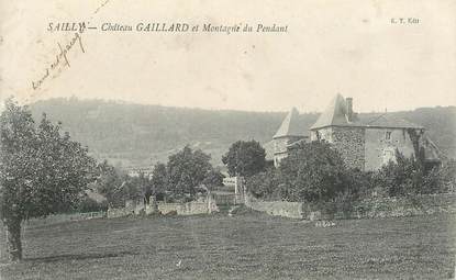 CPA FRANCE 78 "Sailly, Chateau Gaillard et Montagne du Pendant"