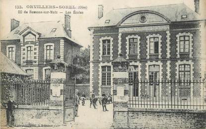 CPA FRANCE 60 "Orvillers - Sorel, Les écoles"