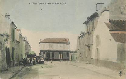CPA FRANCE 78 "Montigny, rue du Fort"