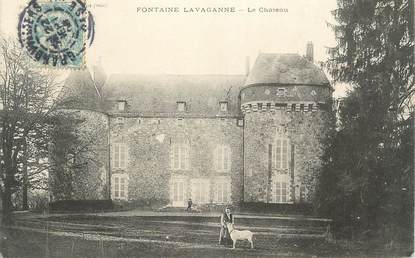 CPA FRANCE 60 "Fontaine - Lavaganne, Le château"